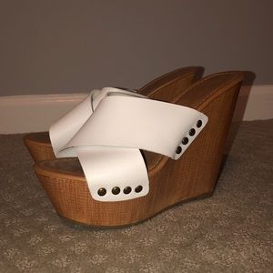 White wedges - Perfect for vacay!